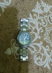 Omax Silver Watch