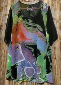 Kathleen Berney Printed Free size Dress/Top