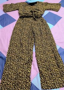 Leopard Print Jumpsuit