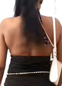 Black V Neck Dress