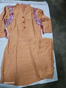 Women's Orange Salwar Kameez Suit