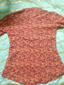 Floral Print Tunic Top