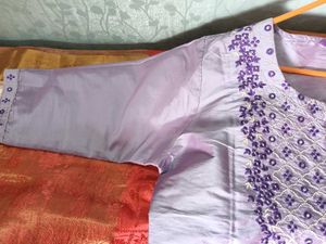 Gently Used Lavender Kurta With Bottom&amp;Dupatta