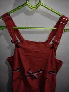 One Piece😍🔥crop Top With Dungree