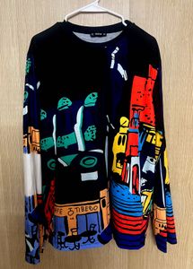 Artistic Abstract Long Sleeve T-Shirt