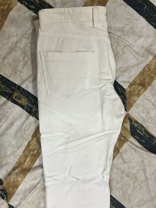 White Distressed Denim Jeans