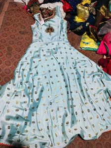 Sky Blue Long Dress