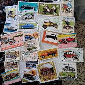25 - CAR Theme Stamps
