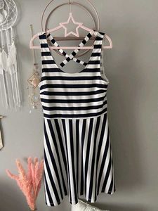 Striped Skater Dress