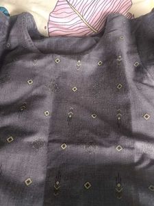 Gray Patterned Top
