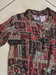Jaipuri Bandhani Indo western Top