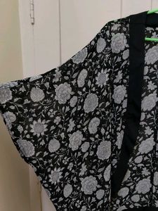 Floral Print Kimono