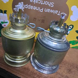 Vintage Oil Lamps (Pair)