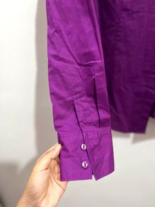 Purple Shirt Full Sleeves