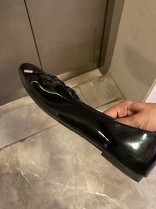 Lino Perros Black Ballet Flats