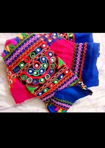 Combo Of Skirt Nd Long Blouse For Girls