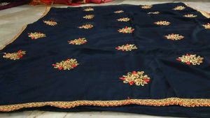 Simple And Beautiful Work Saree ✨