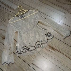 Y2k Beaded Top
