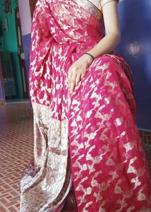 Red Banarasi Saree