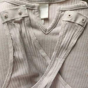 Ribbed Bodysuit - Neutral