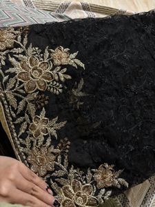 Black Party Wear Saree