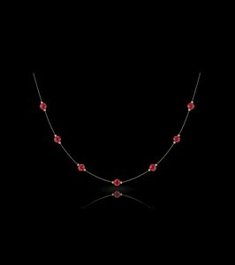 Red Beaded Necklace