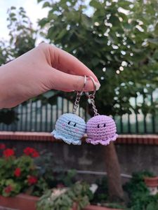 Crochet Octopus Keychain