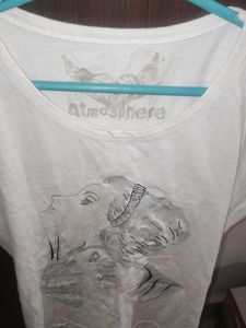 Cute White Graphic Tee