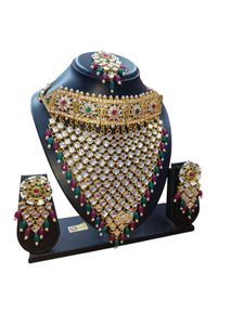 Bridal Kundan Jewelry Set Rajwadi