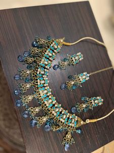 Blue Stone Jewelry Set