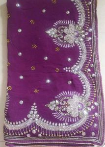 Saree With Heavy Work