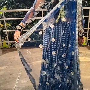 Elegant Blue Lehenga Choli