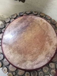 Unique Wooden Chakla Without Belan.