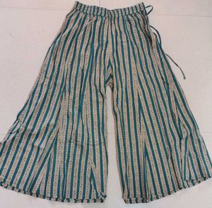 Ateesa Soft Cotton Striped Palazzo Pants