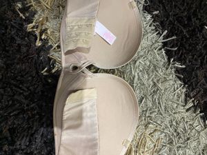 Beige Strapless Victoria Secrets Brazzer