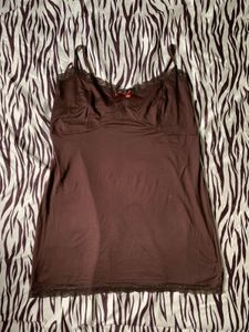 Brown Lace Cami Top