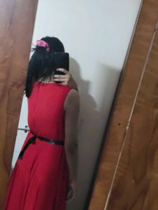 Red Gown Party Wear