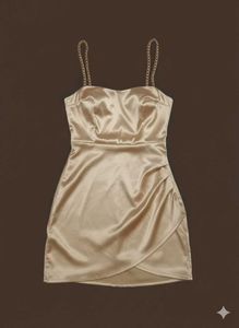 Gold Mini Dress