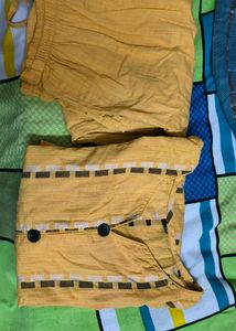 Khadi Cotton Kurti With Pant