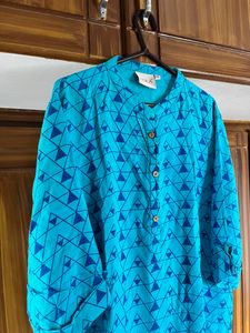 Blue Kurti Set