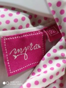 Pink Dots Design Top