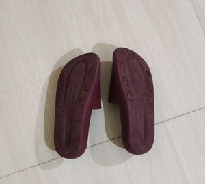 Burgundy Colour Flip Flops