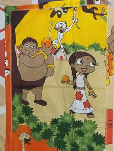 Chota Bheem 2 Set Single Bed Bedsheet With Covers