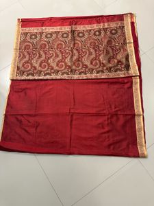 Elegant Red Saree