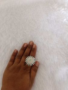 Pastel Flower Brooch Ring 💍