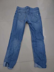 Distressed Denim Jeans