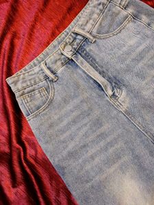 Torn Straight Jeans