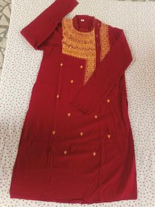 Elegant Maroon Kurta