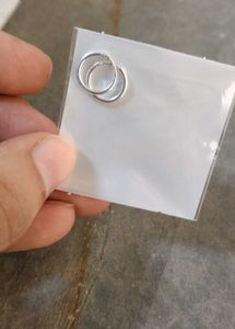 Combo of 2 Pairs Pure Silver Earrings