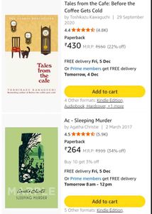 Novels/ Books/ Mystery/ Crime/ Thriller/ Fantasy